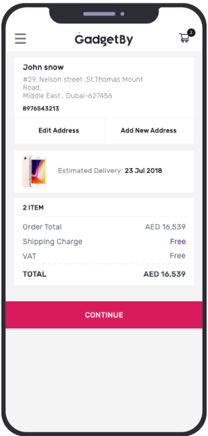 gadgetBy-Delivery-Details